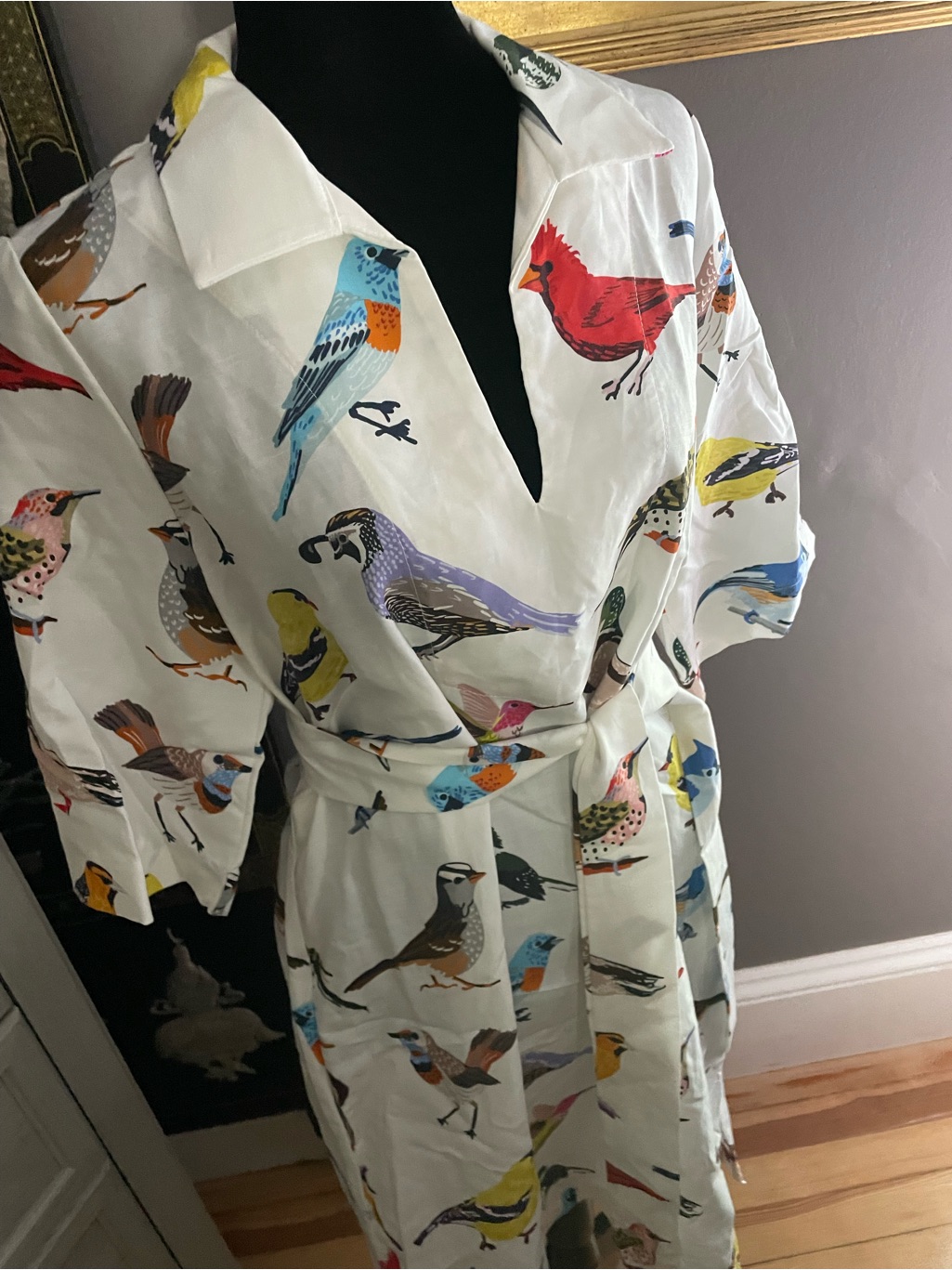 Lesly Evers Bird Dress Nwt Sz Xl — image 4 of 8